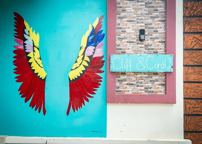 Pet friendly Cliff & Coral Hostel Varkala