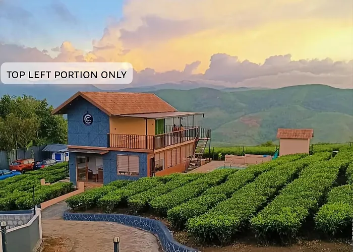 Cloud Canopy - Tea Garden Family Pool Cottage In Vagamon